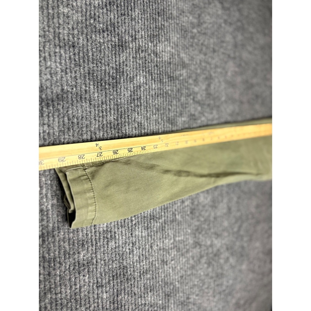 Lucky Brand Womens Olive Green Cargo Pants Zipper Ankle Slim Utility Size 6/28 - Picture 9 of 9